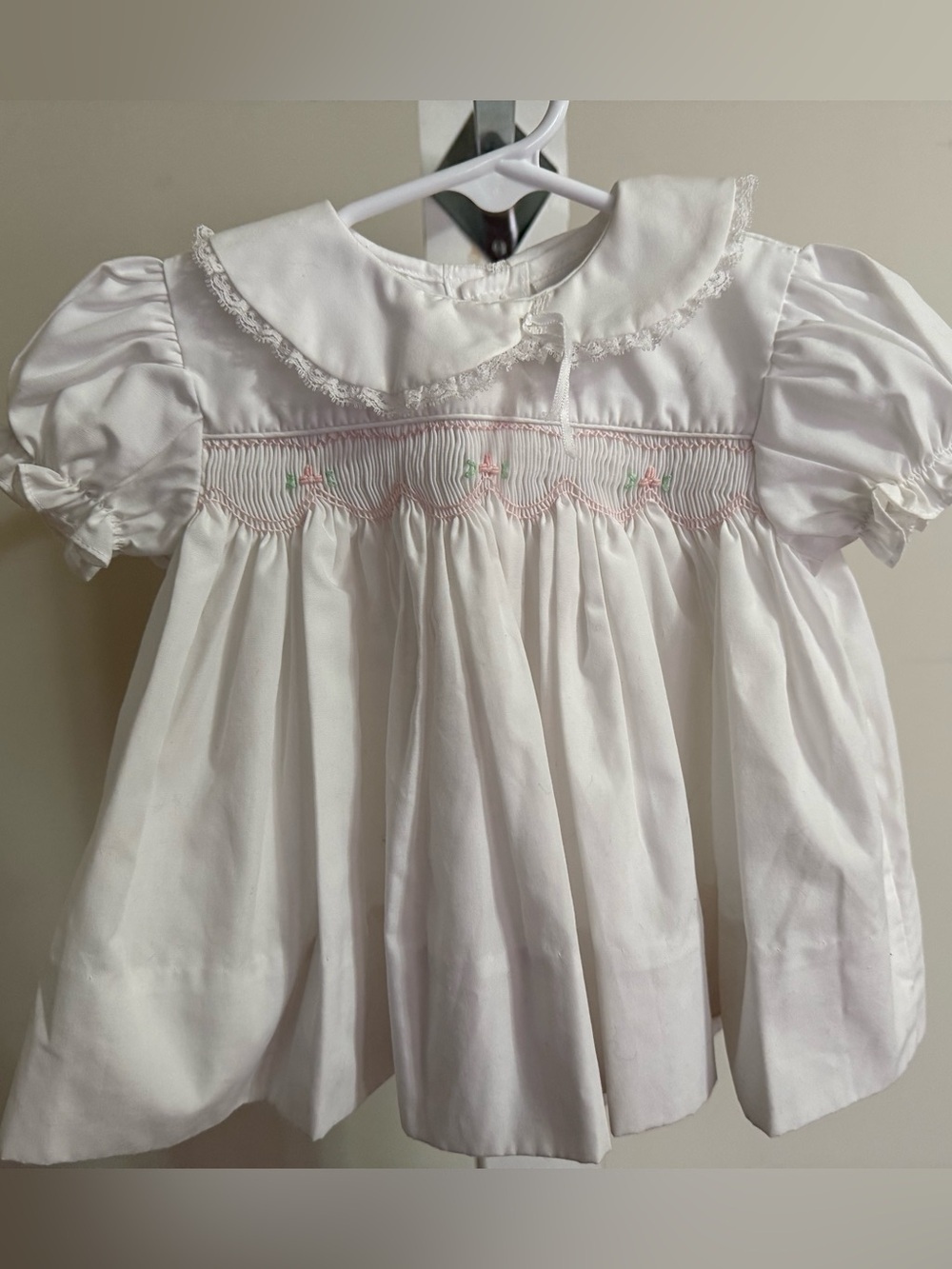 Vintage Smocked Dress & Bonnet